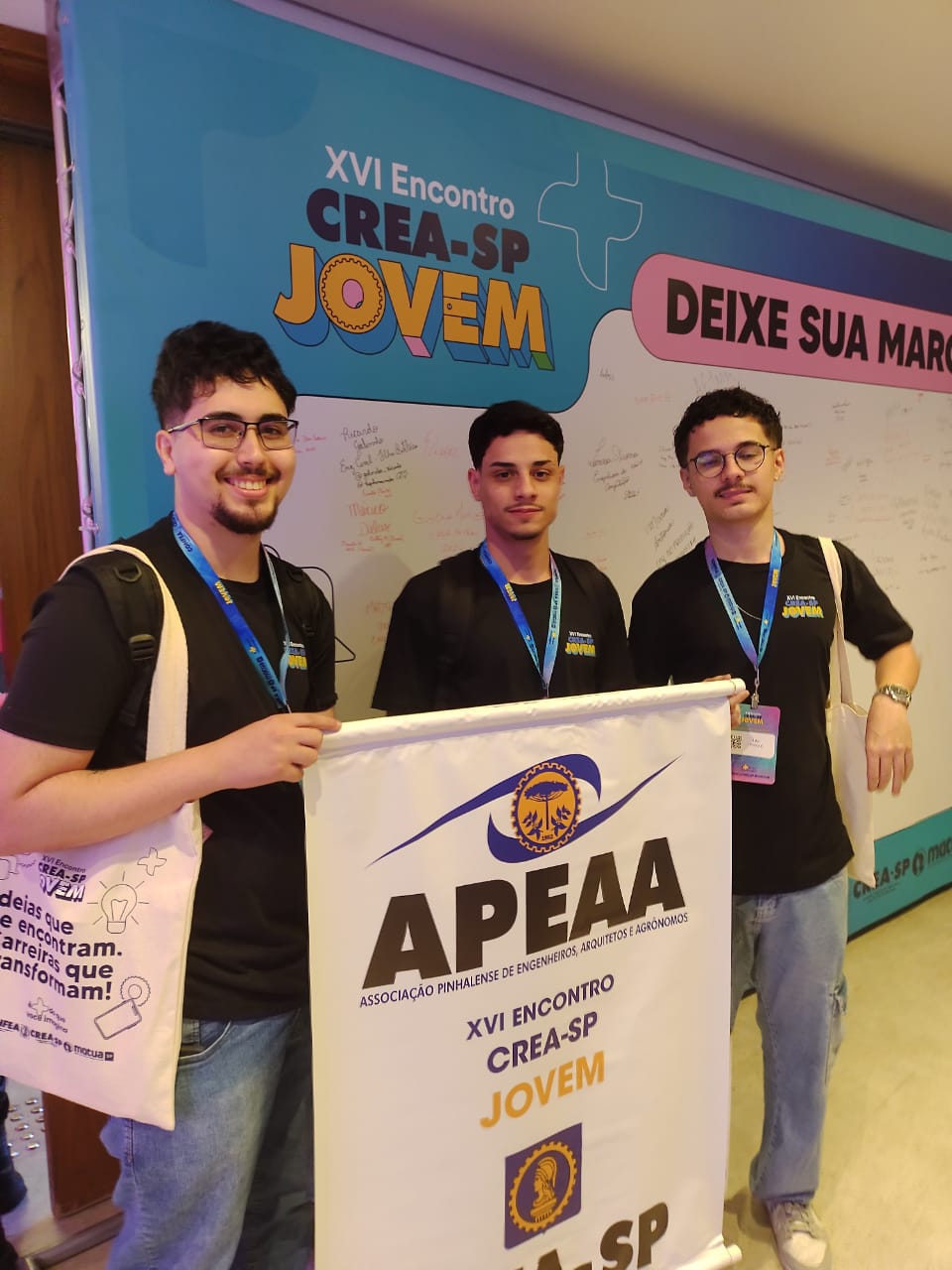 XVI Encontro CREA Jovem reúne alunos da UniPinhal patrocinados pela APEAA