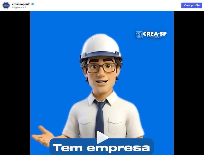 CREA-SP anuncia isenção da anuidade de pessoa física para profissionais empreendedores